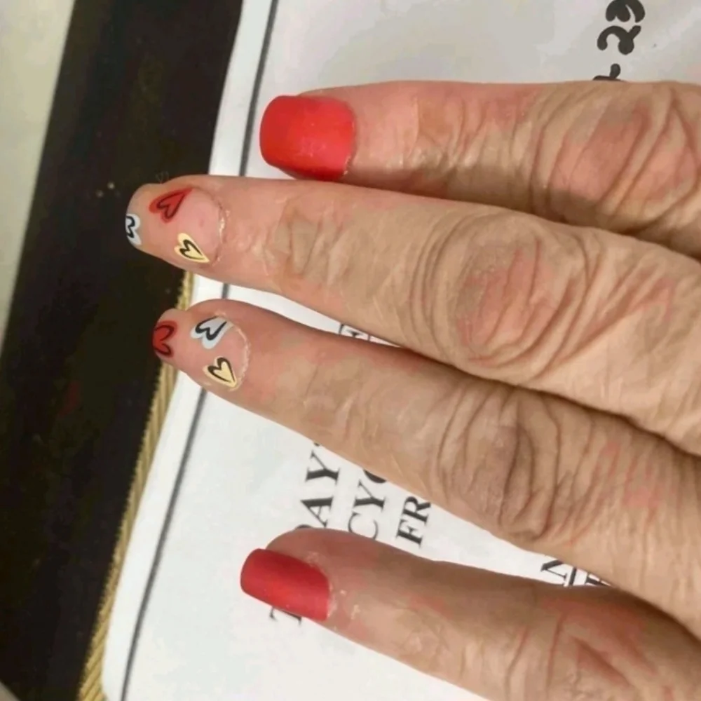 2/$16 Hearts Press On Nails - Picture 12 of 16